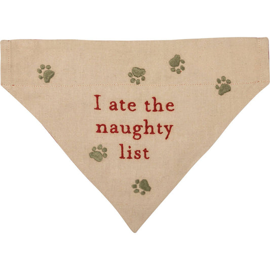 Wiggle/Naughty List Large Collar Bandana