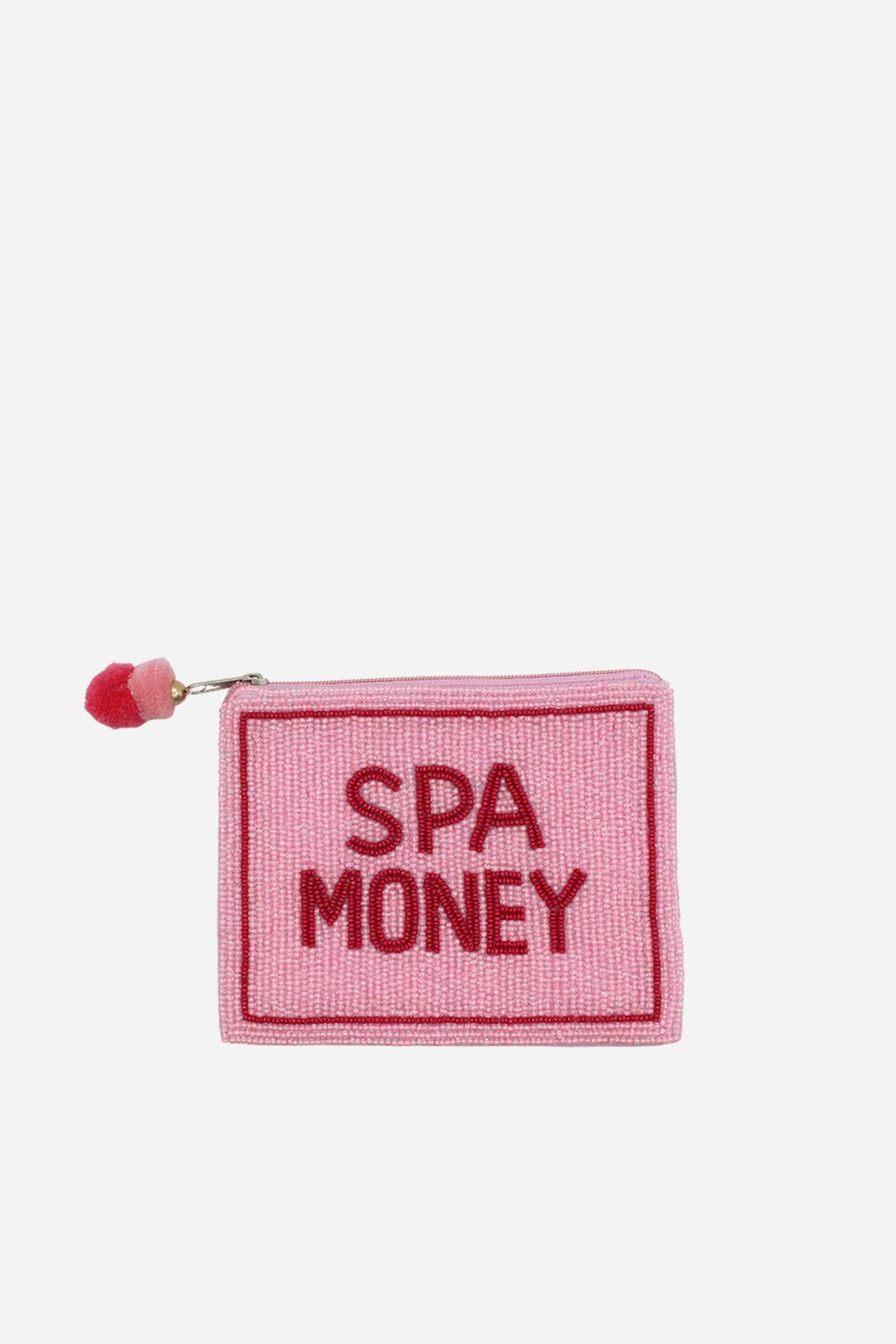 Spa Money Beaded Coin Pouch