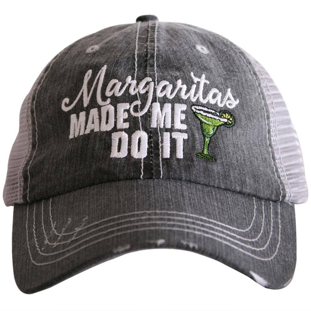 Margaritas Made Me Do It Trucker Hats
