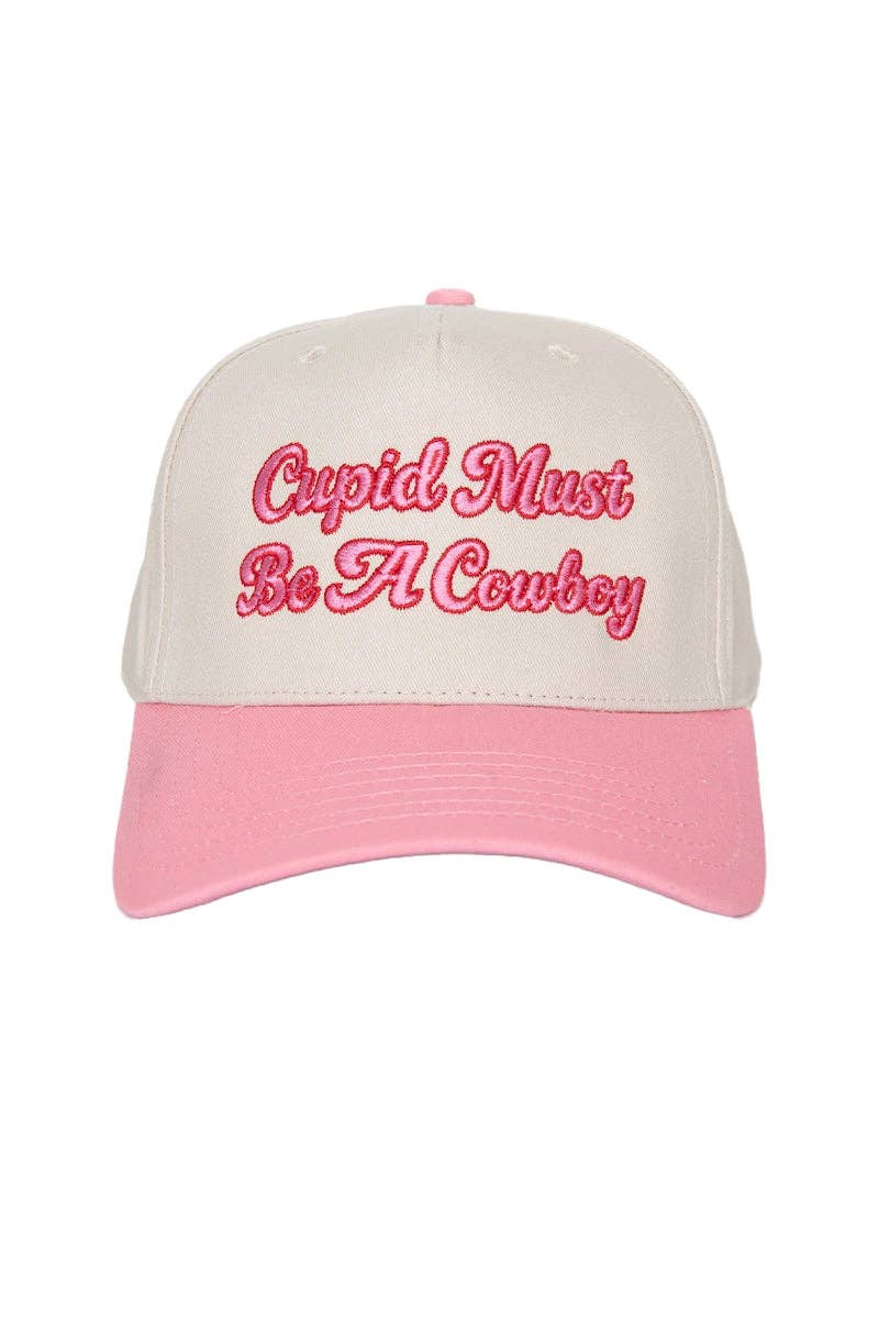 Cupid Must Be A Cowboy Vintage Trucker Hats