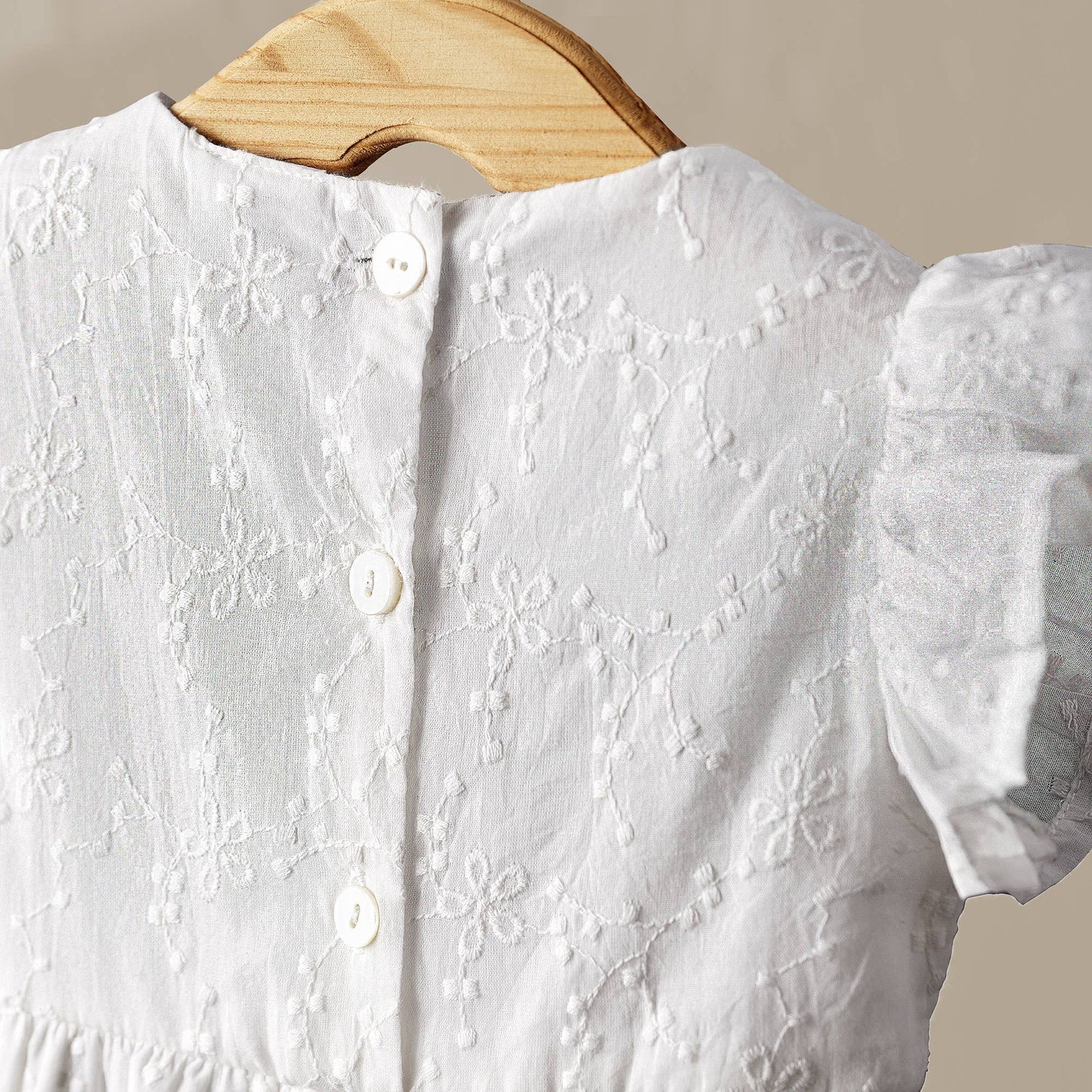 Charlotte Embroidered Cotton Summer Romper