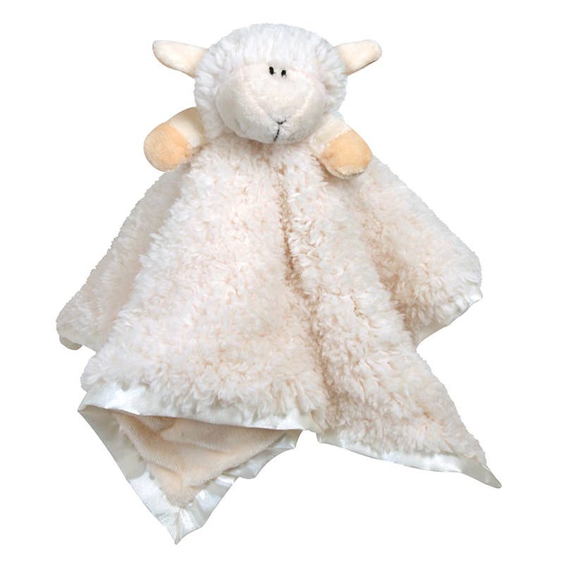 Cream Lamb Cuddle Bud - Baby Cuddle Blanket