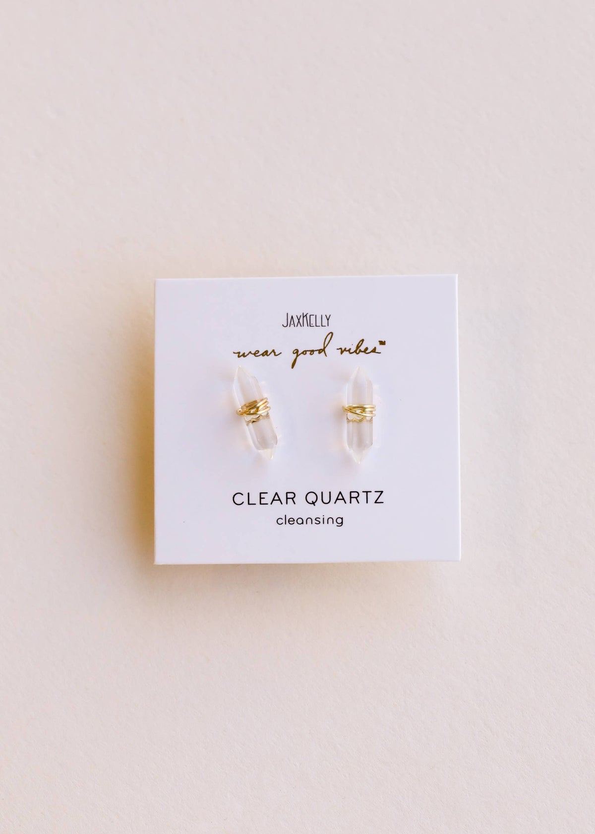 Mineral Point Gold Wire Wrapped Earrings