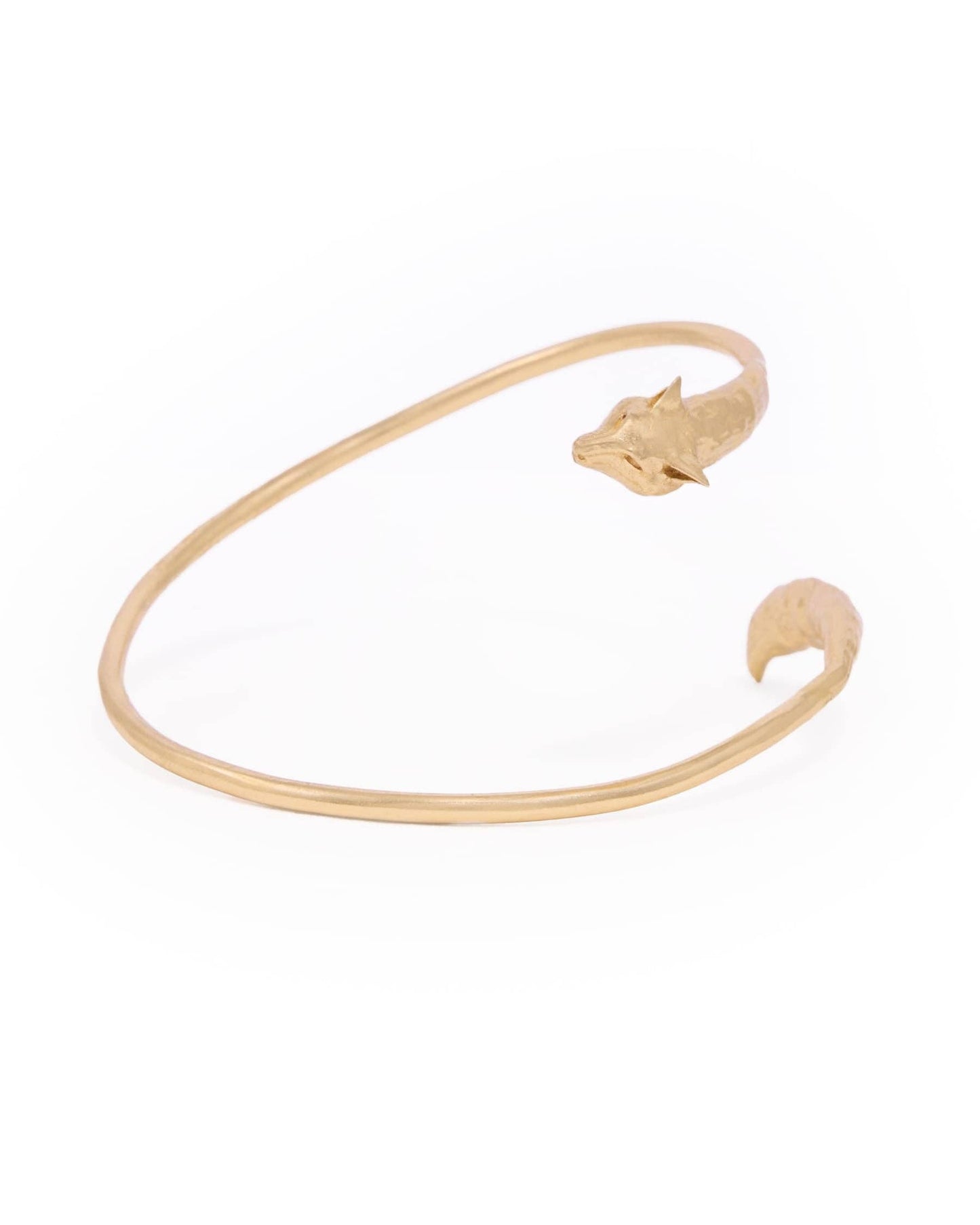 Felicity Fox Twisted Cuff Bracelet Brass