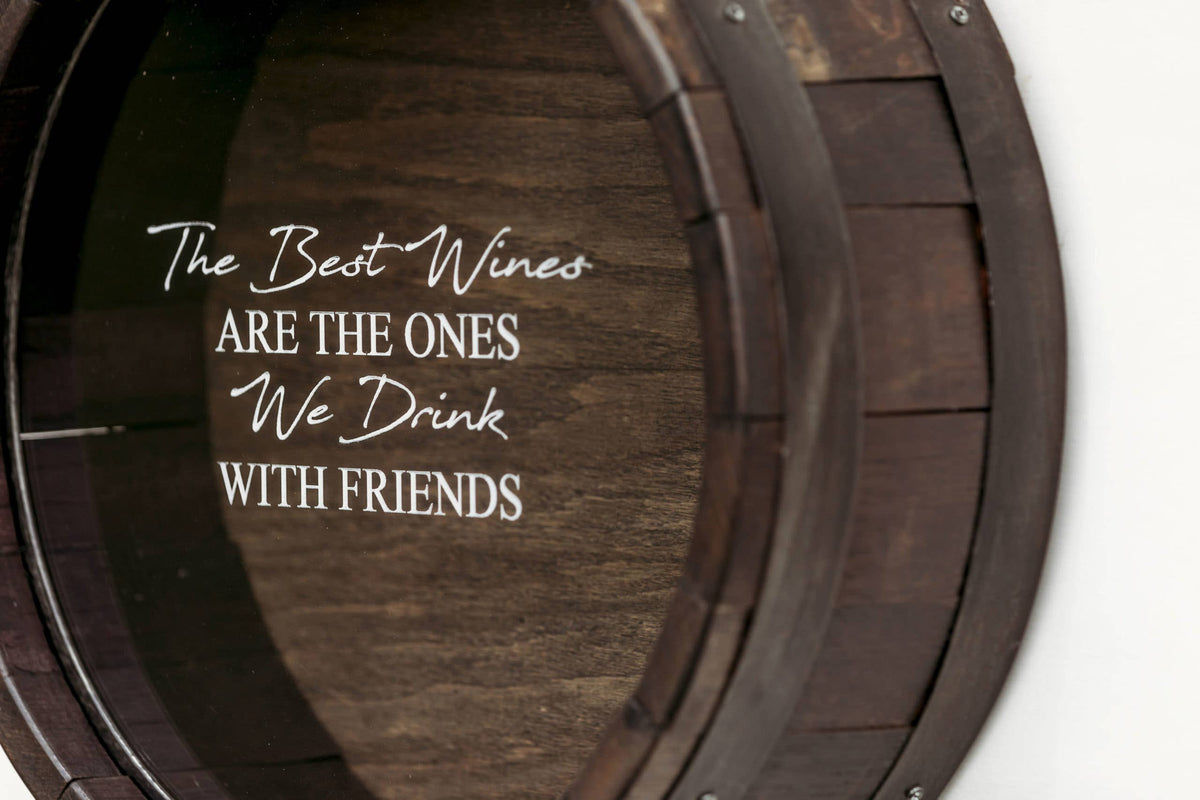 Large Wine Barrel Cork Display
