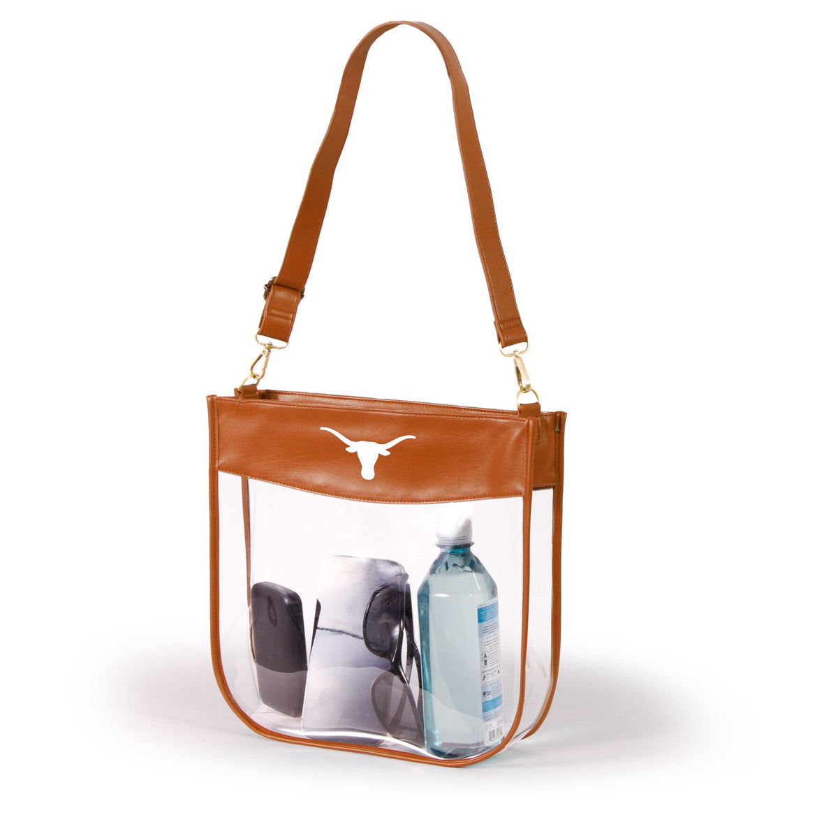 Texas Large Clear Purse with Zipper by Desden