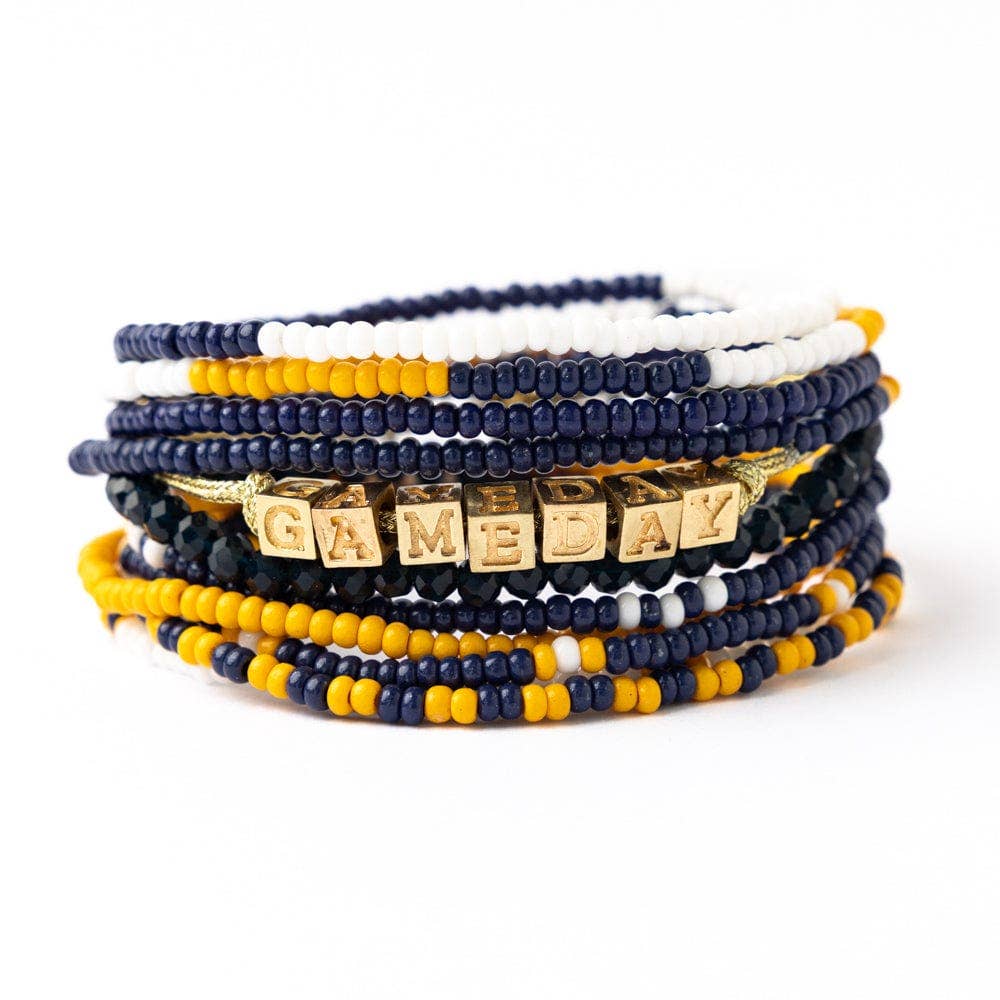 Game Day Bracelet Stack