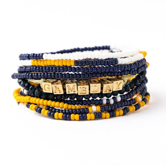 Game Day Bracelet Stack