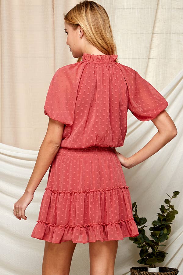 Swiss Dot Semi-Sheer Women's Dress 5181IMD