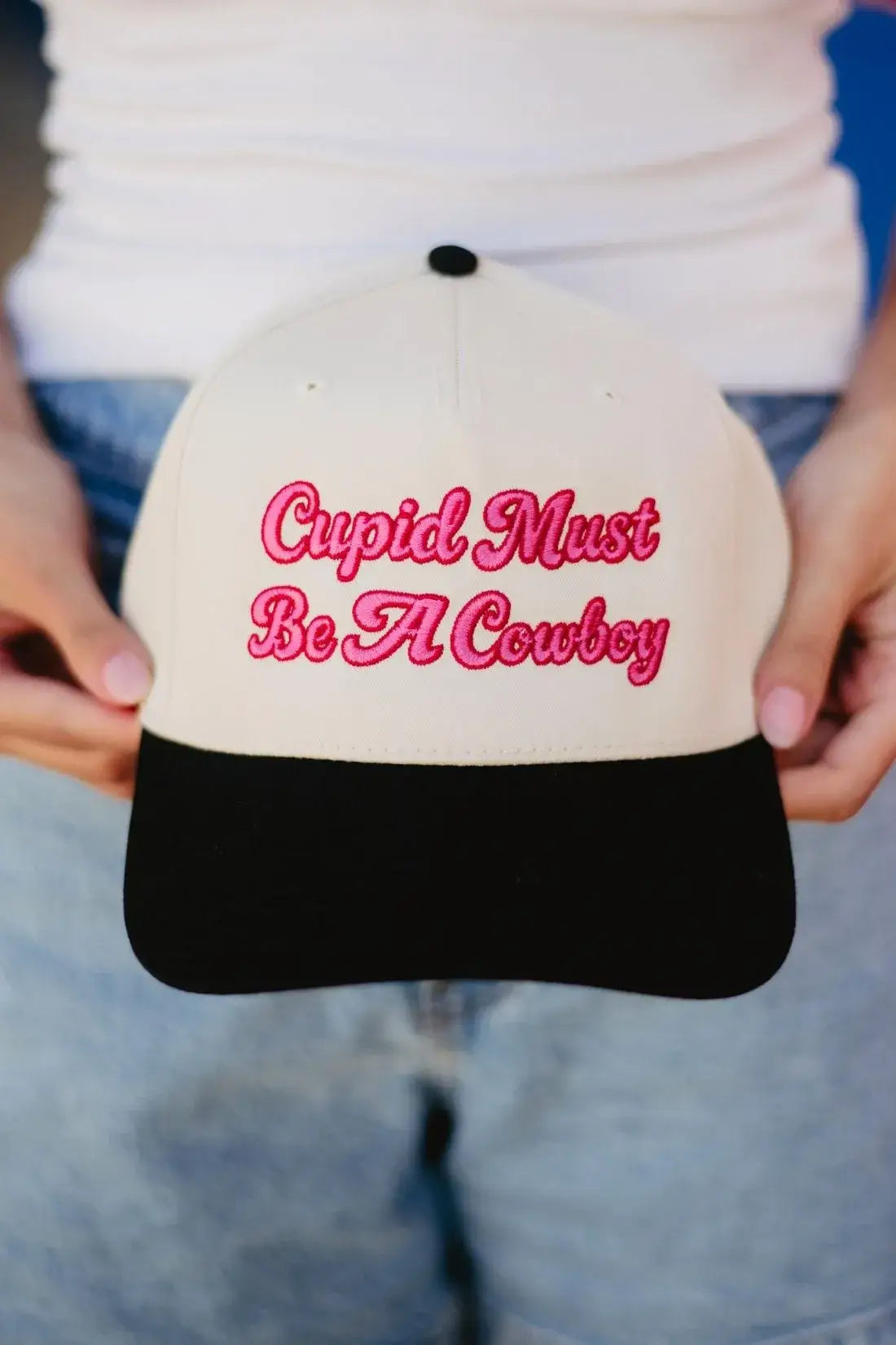 Cupid Must Be A Cowboy Vintage Trucker Hats
