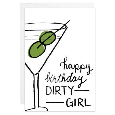 Dirty Girl - Enclosure Card - Birthday Card