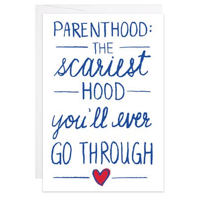 The Scariest Hood - Enclosure Card - Halloween Card