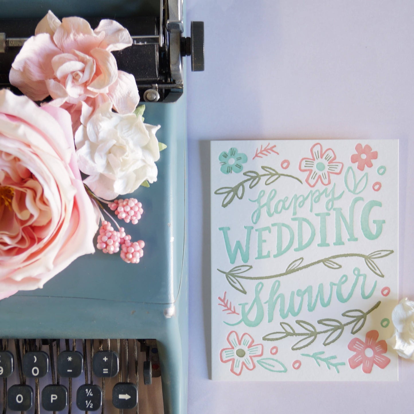 Happy Wedding Shower - Wedding Card