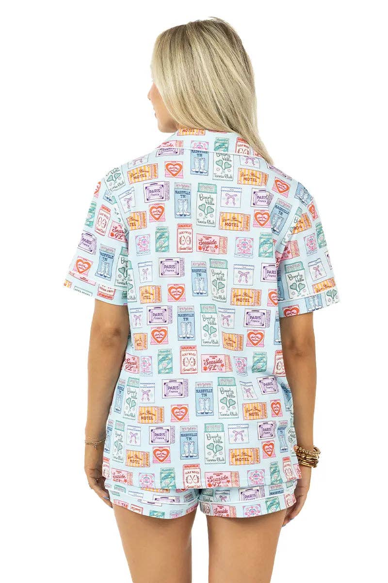 Traveling Matchbook Pajamas