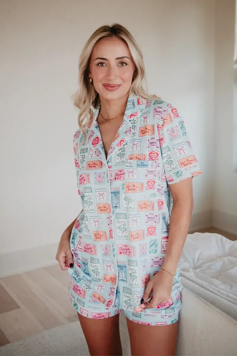 Traveling Matchbook Pajamas