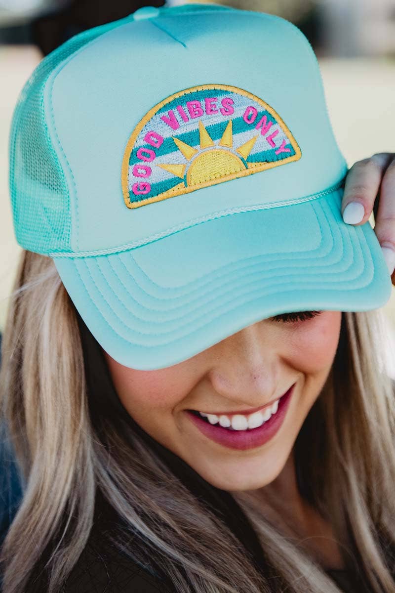 Good Vibes Only Patch Foam Trucker Hat