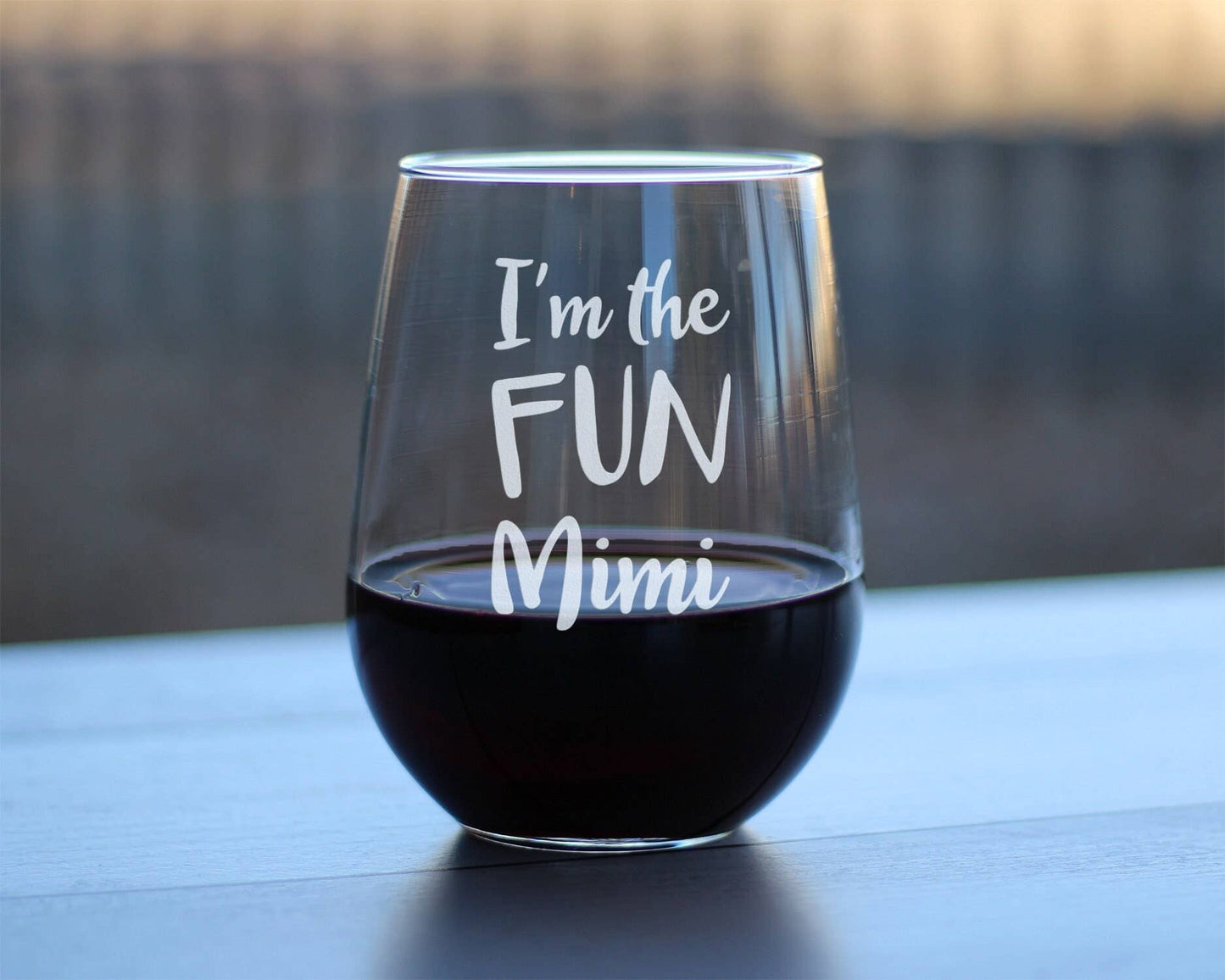 Fun Grandma Stemless Wine Glass