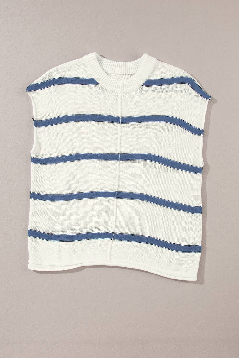 Striped Batwing Sleeve Sweater Tee