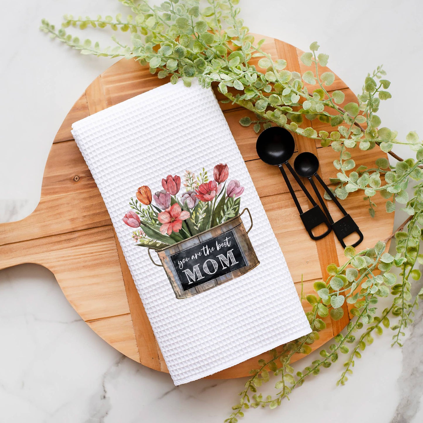Mother's Day Best Mom Kitchen Towel