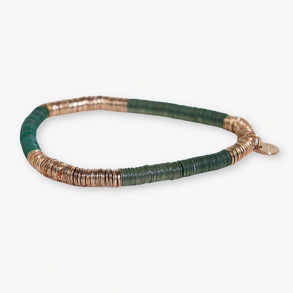 Grace Two Color Block Stretch Bracelet