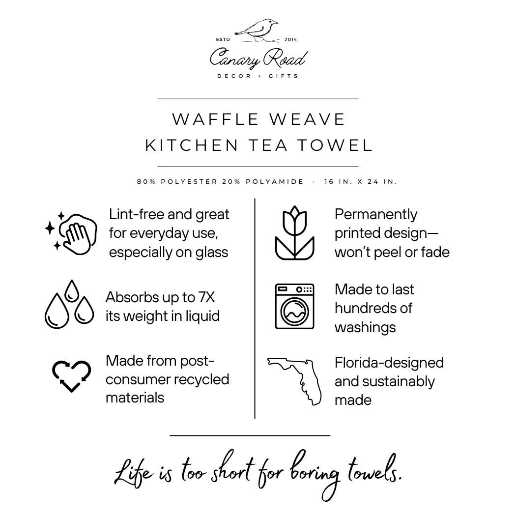Champagne Celebrate Kitchen Towel