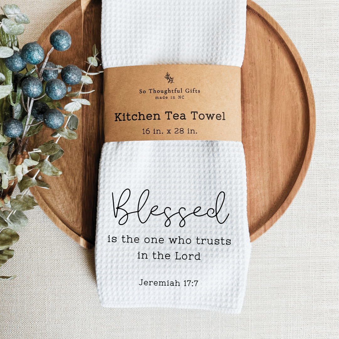 Scripture Dish Towel