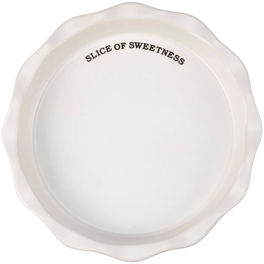 Slice Of Sweetness Pie Plate