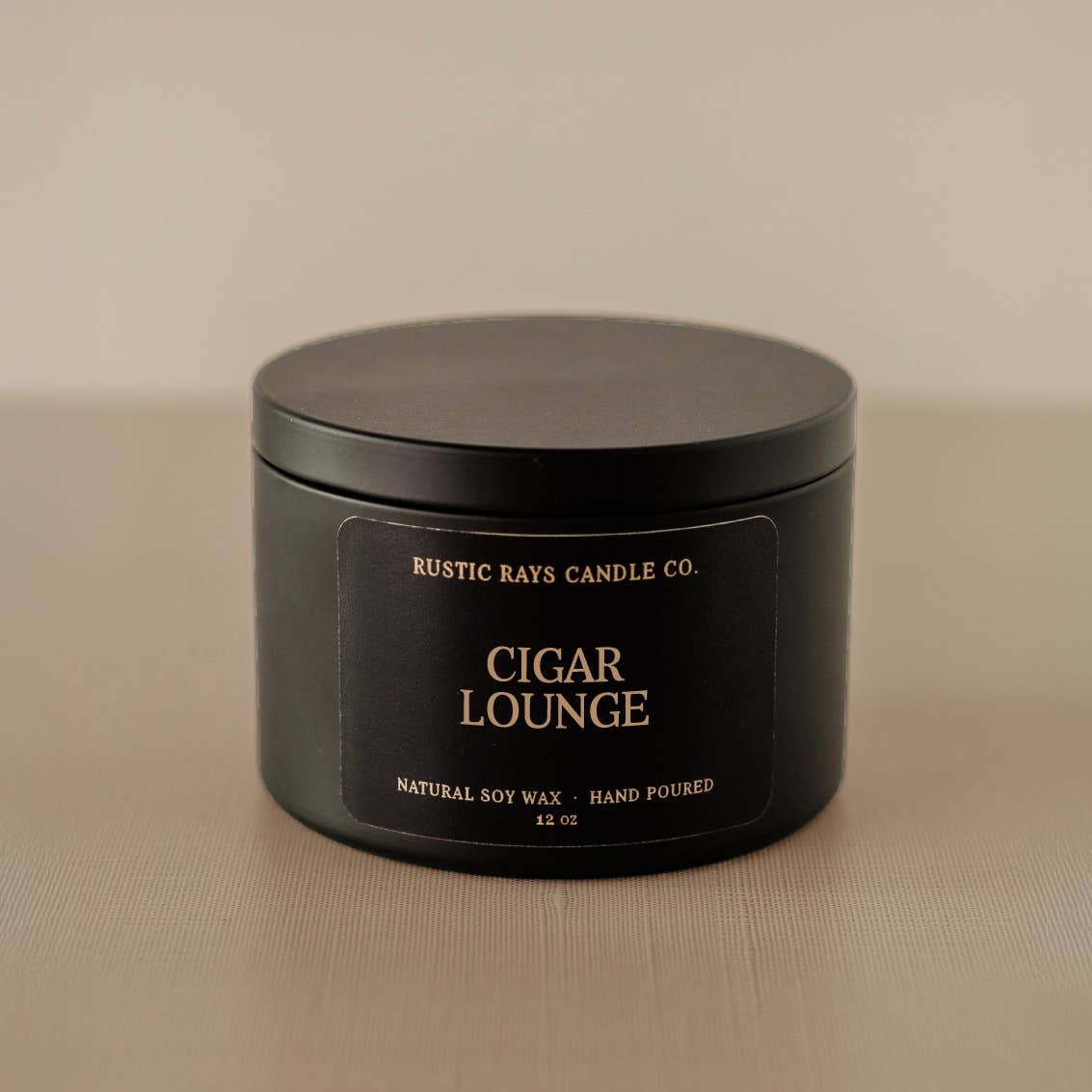 Cigar Lounge 12 oz Soy Candle