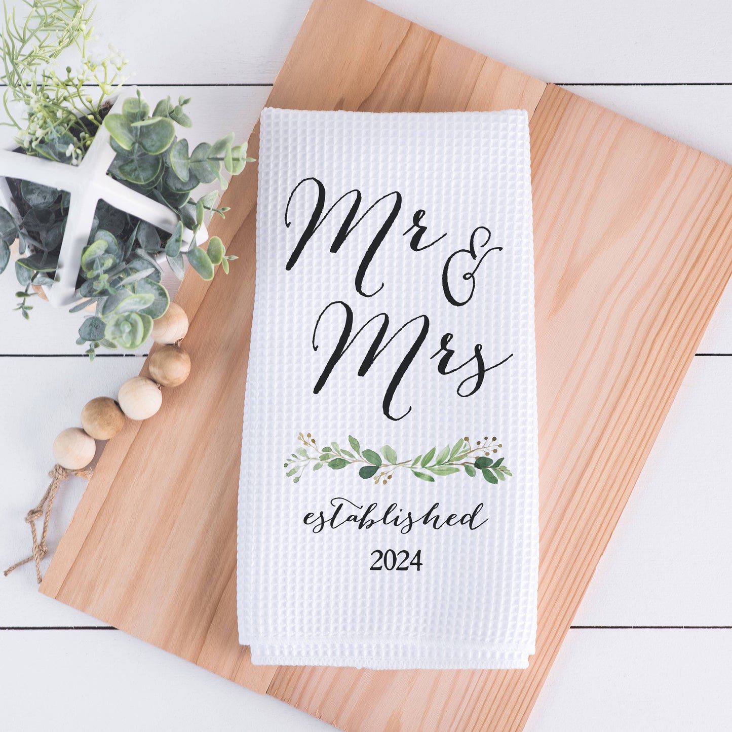 Mr & Mrs Kitchen Towel