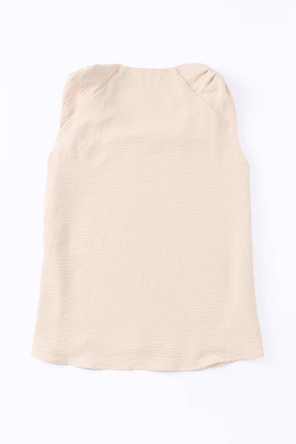 V Neck Knotted Shoulder Vest