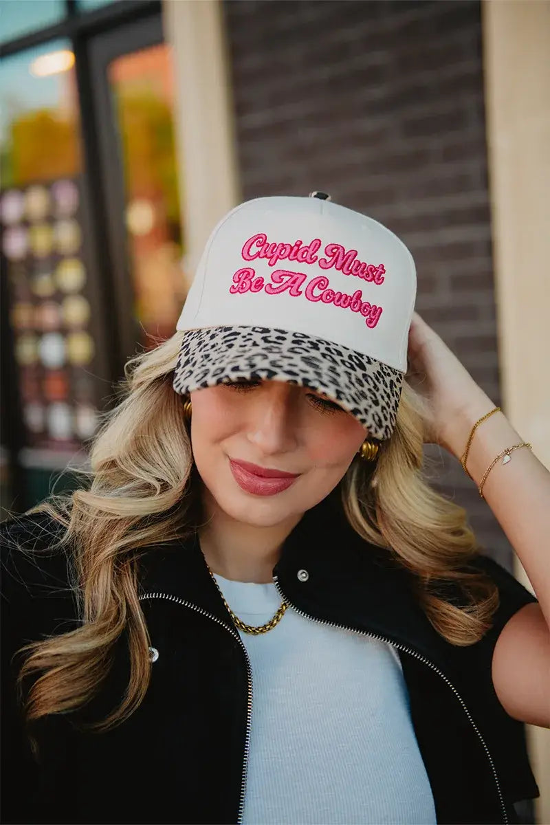 Cupid Must Be A Cowboy Vintage Trucker Hats