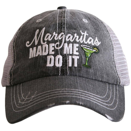 Margaritas Made Me Do It Trucker Hats