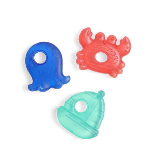 Cutie Coolers™ water-filled teether - Nautical