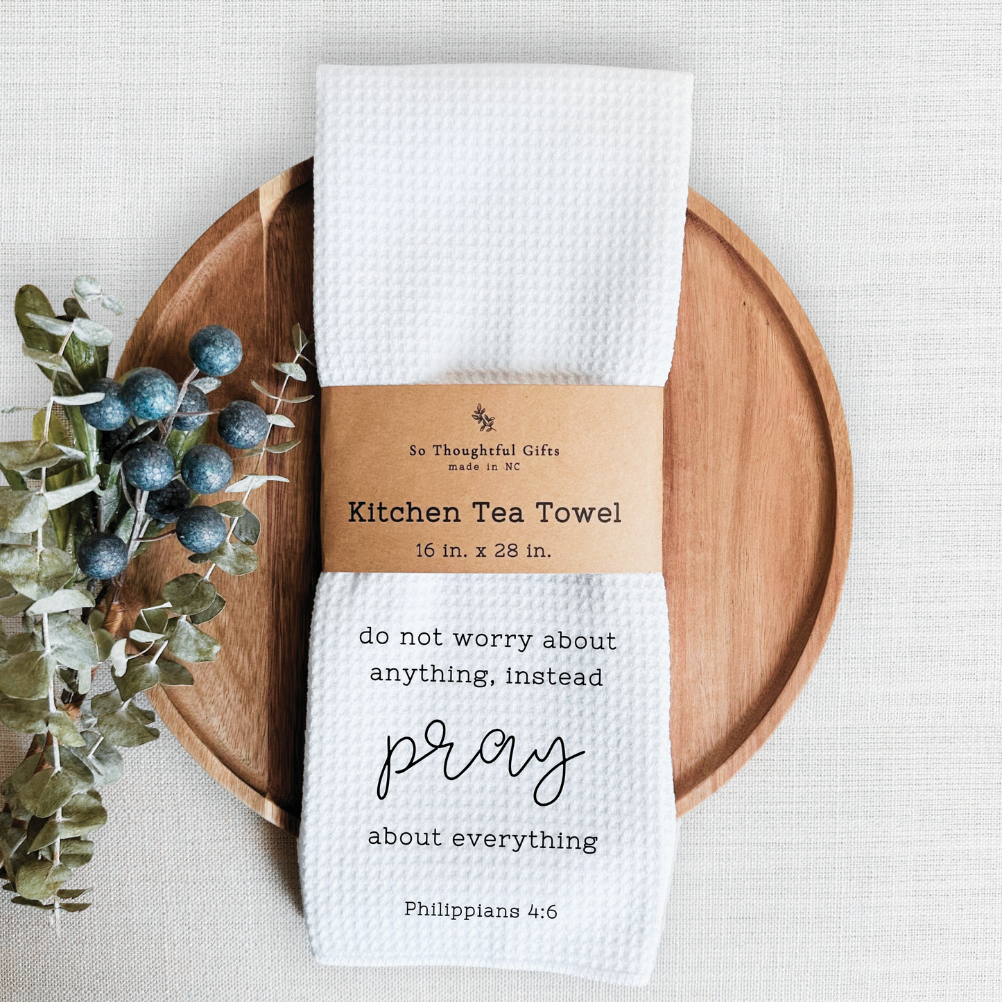 Scripture Dish Towel