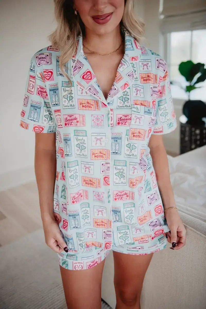 Traveling Matchbook Pajamas