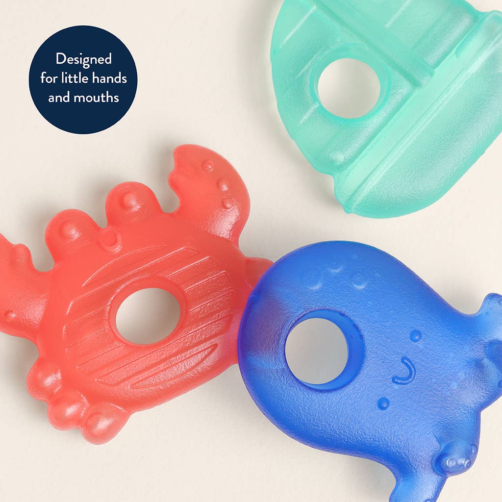 Cutie Coolers™ Soothing water-filled teethers - Nautical