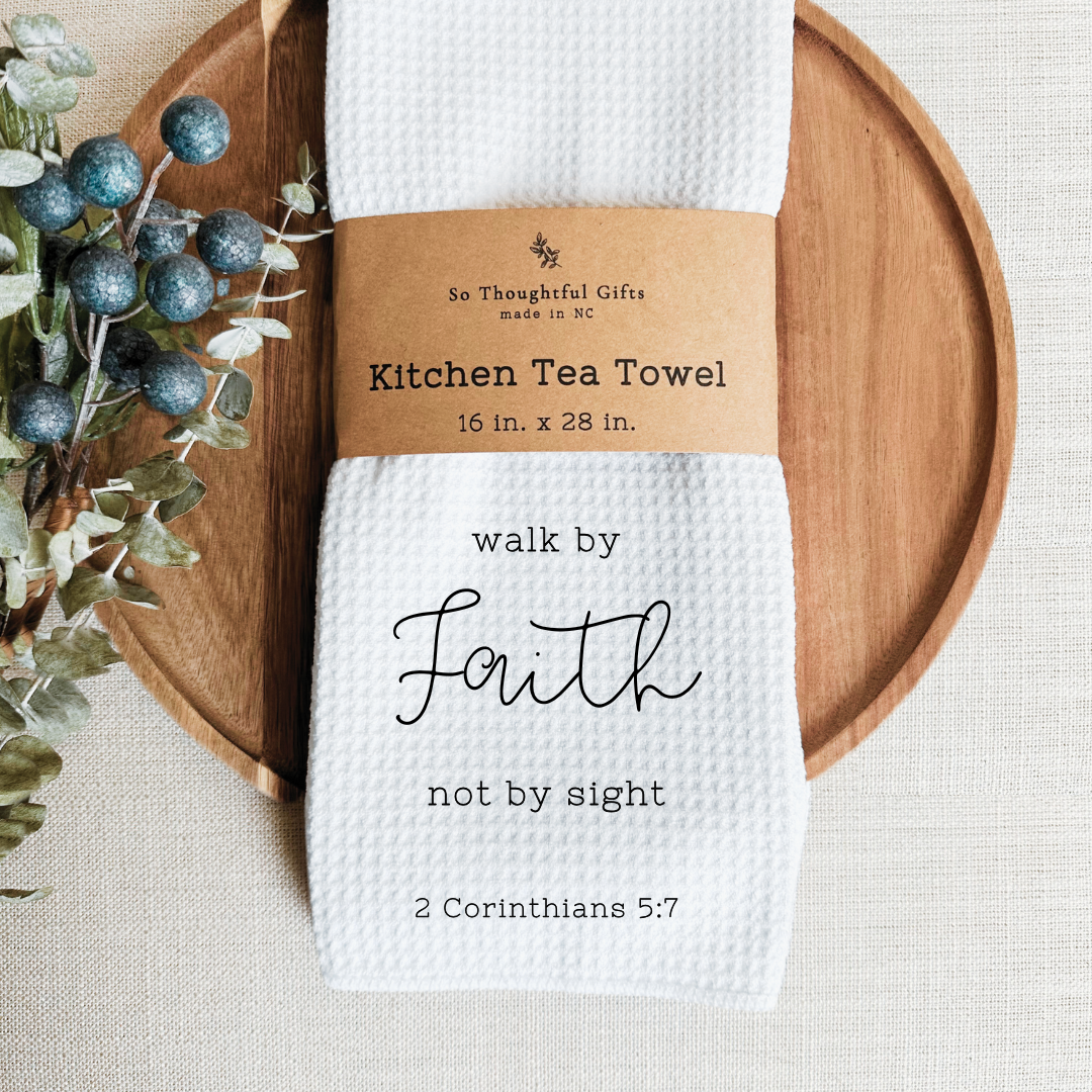 Scripture Dish Towel