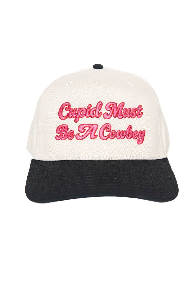 Cupid Must Be A Cowboy Vintage Trucker Hats