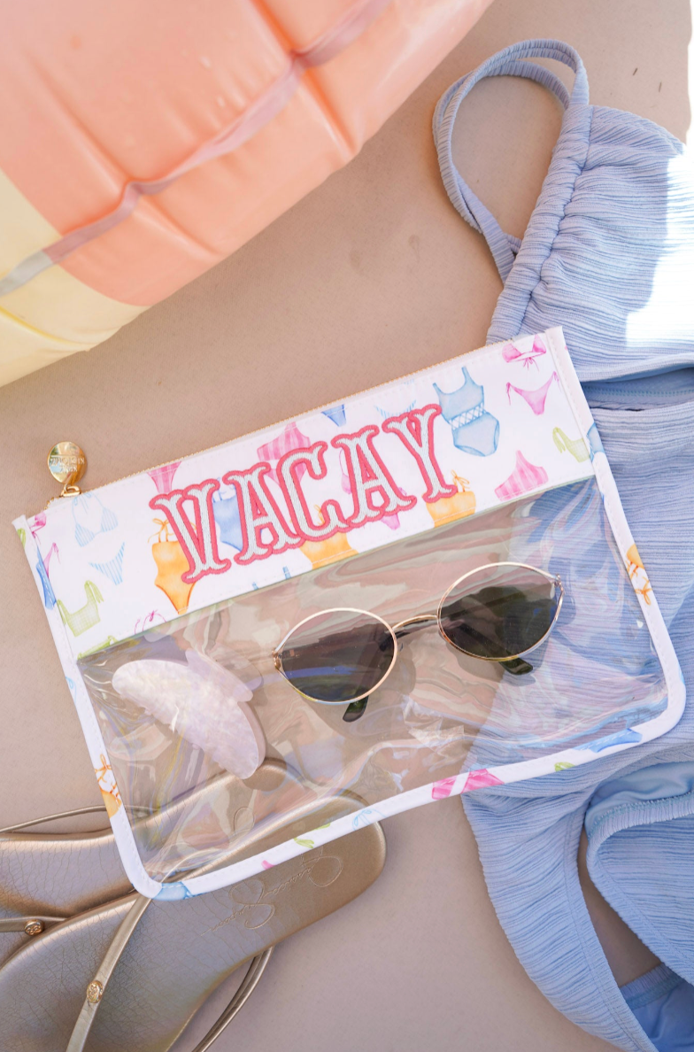Vacay - Bikinis Clear Pouch