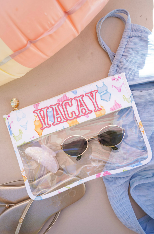 Vacay - Bikinis Clear Pouch