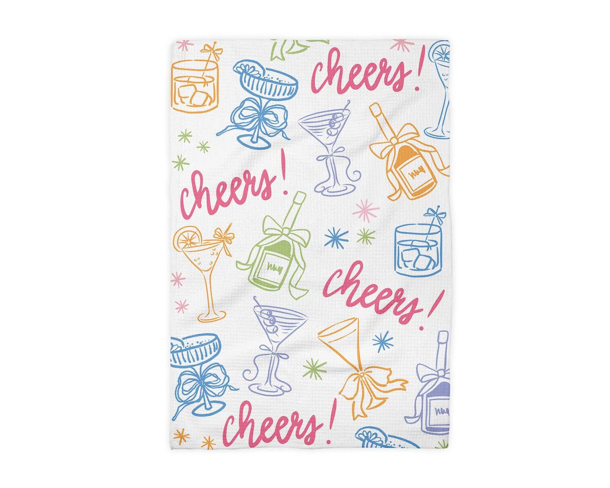 Cheers Cocktail Kitchen Towel