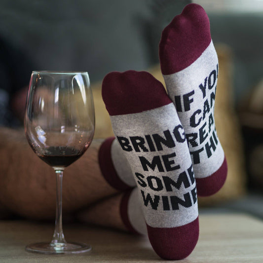 Bring Me Wine Socks