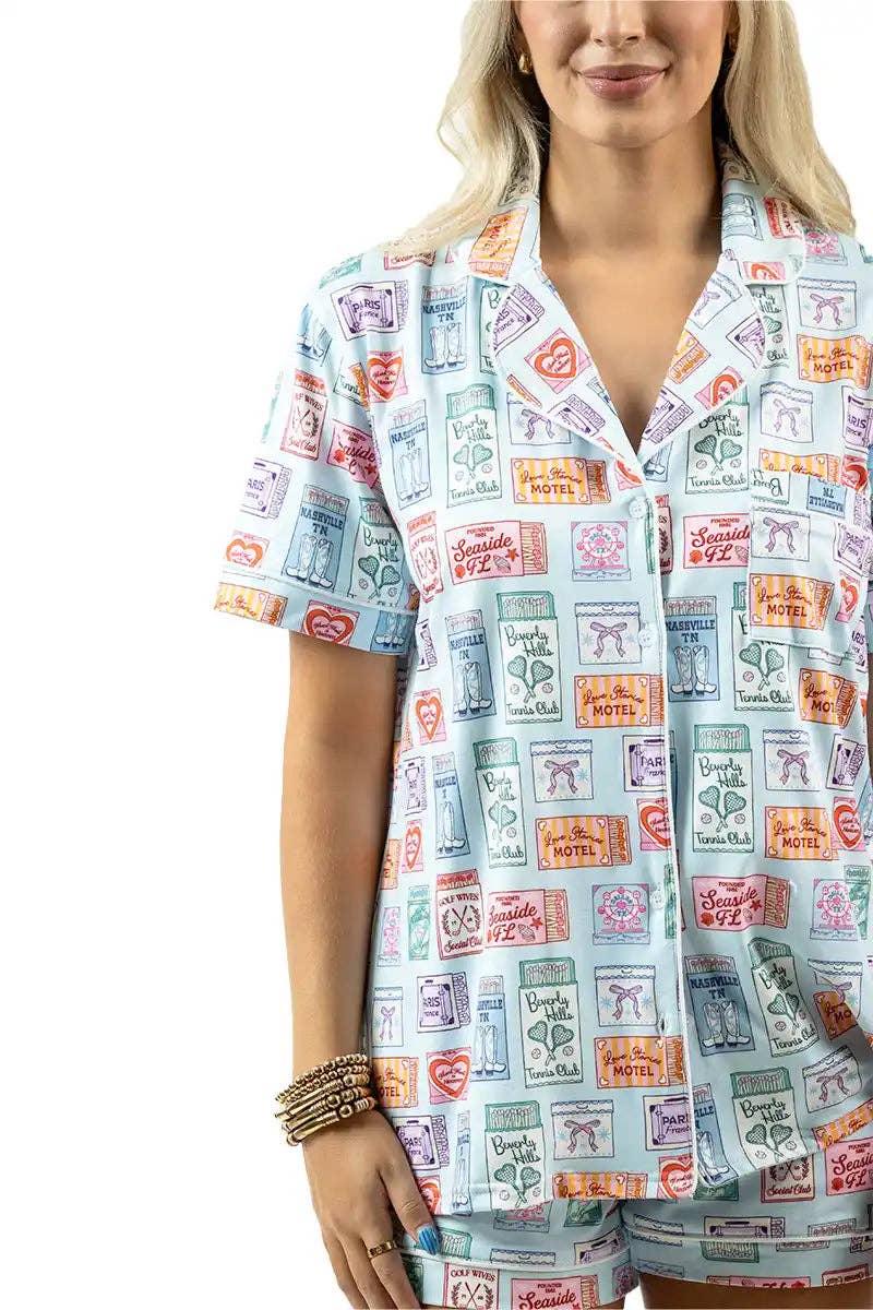 Traveling Matchbook Pajamas