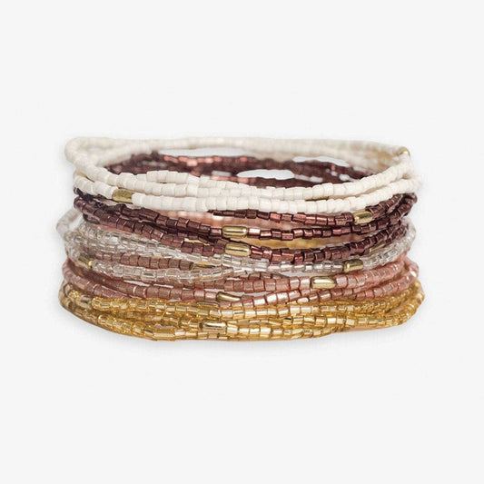 Chelsea 18 Strand Luxe Beaded Bracelet Set