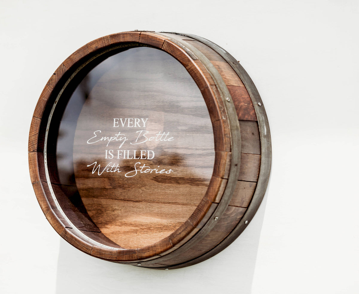 Large Wine Barrel Cork Display