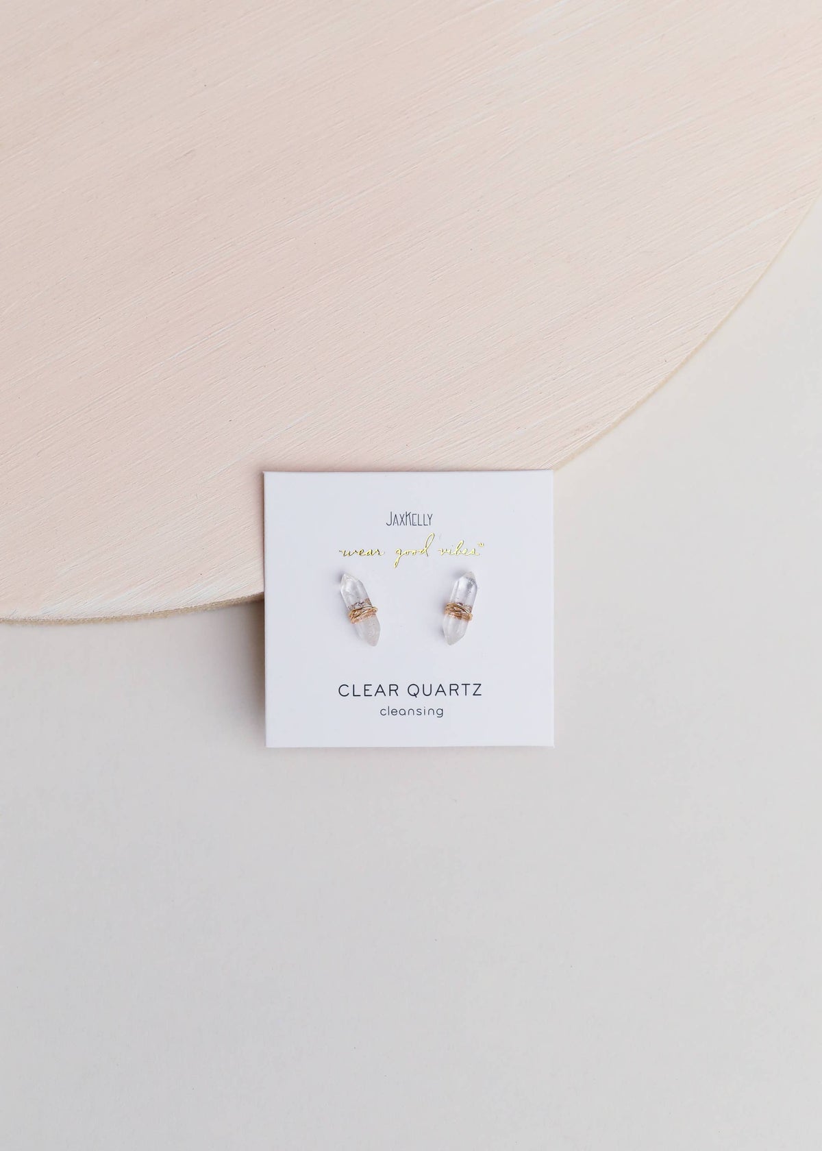 Mineral Point Gold Wire Wrapped Earrings