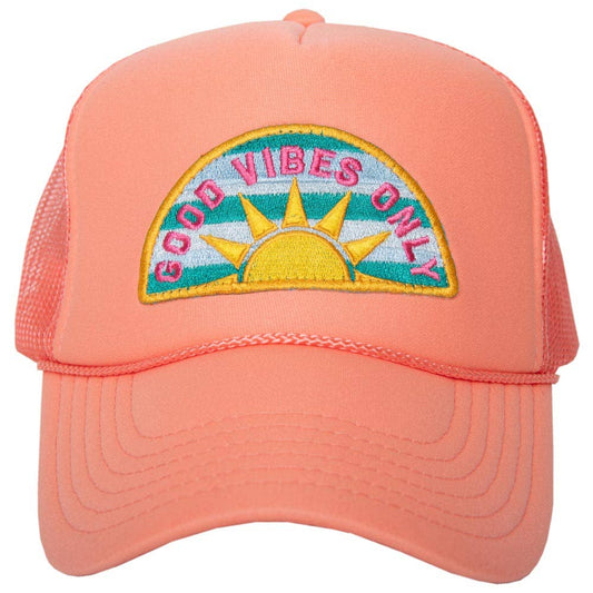 Good Vibes Only Patch Foam Trucker Hat