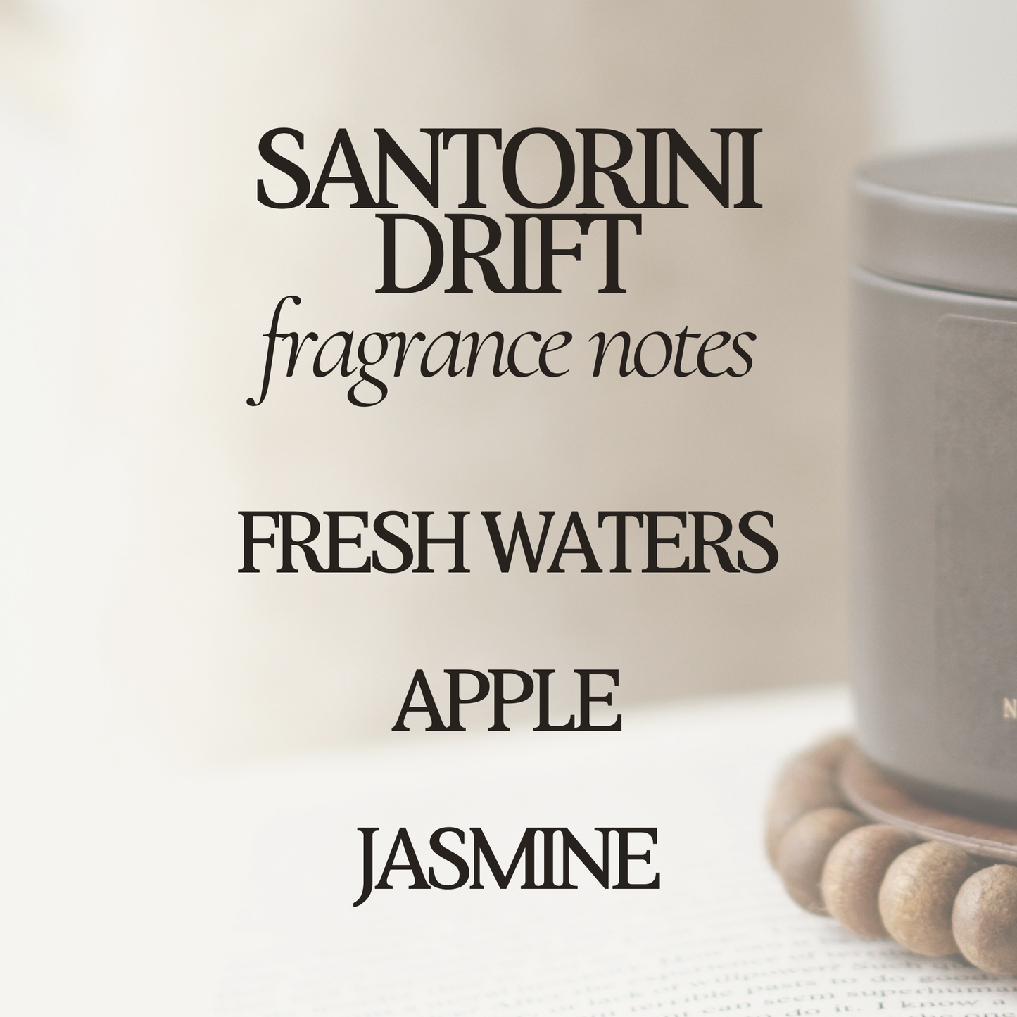 Santorini Drift 12 oz Soy Candle