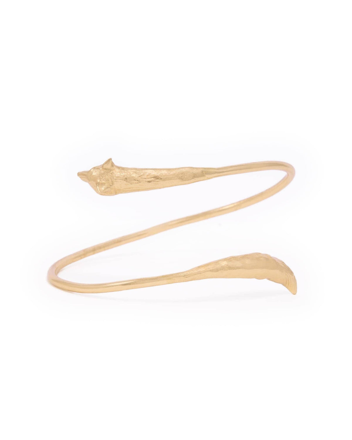 Felicity Fox Twisted Cuff Bracelet Brass