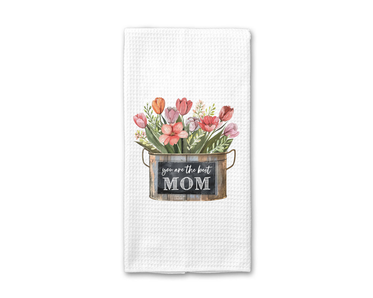 Mother's Day Best Mom Kitchen Towel